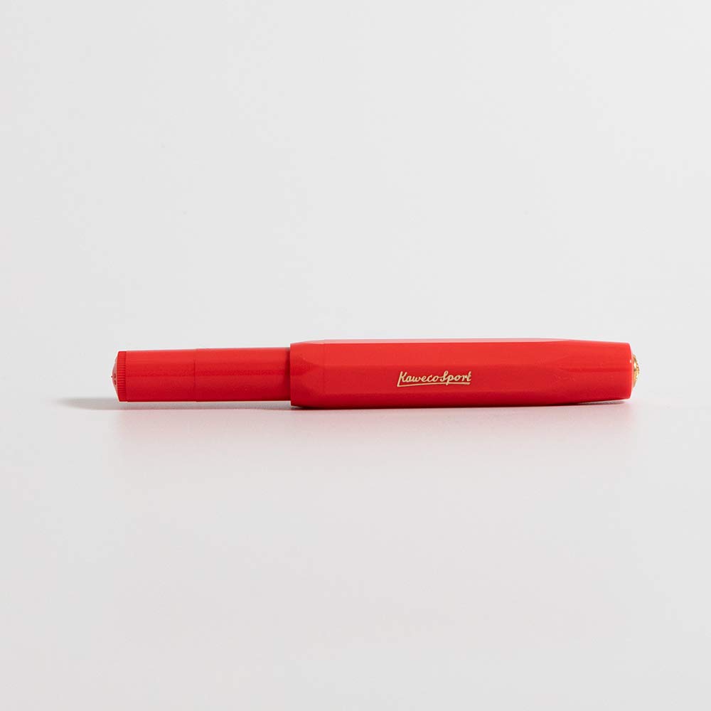 Amazon | Kaweco スポーツ クラシック 万年筆 レッド 細字 スポーツ 八